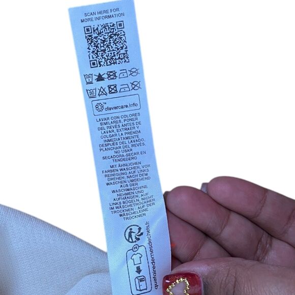 ASOS Edition Women's Oversized Cream Sweater - Size US 2 (WP491)‎ - Picture 4 of 12